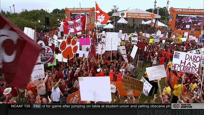 Illustration for article titled Women > Winning: Your FSU-Clemson GameDay Sign Roundup